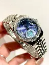 Rolex Lady-Datejust with a blue-43