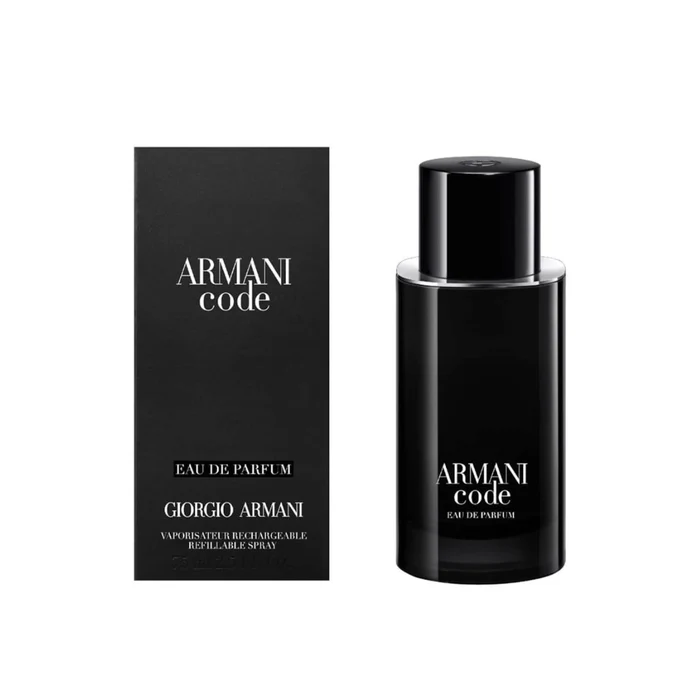Armani Code Parfum Vaporisateur Rechargeable Refillable Spray 