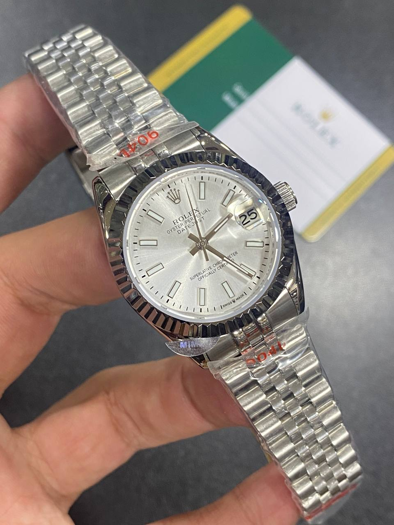  Rolex Datejust 41Reference featuring a silver-119