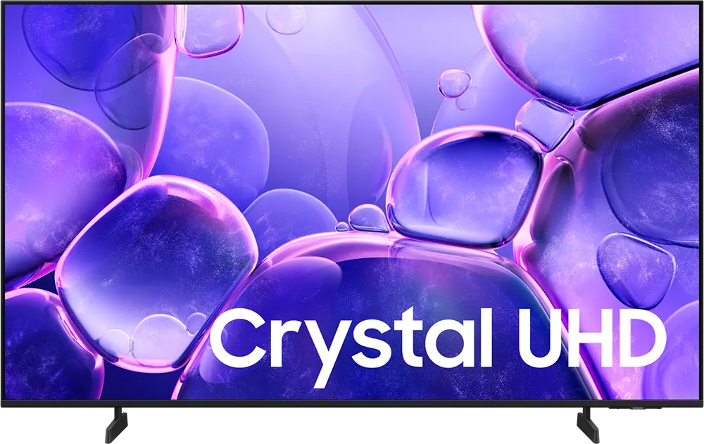 شاشة سامسونج سمارت، 43 بوصة، LED، دقة 4k، معالج Crystal، تصميم معدني أنيق، ريسيفر مدمج، بلوتوث، واي فاي، UA43U8000F (موديل 2025)