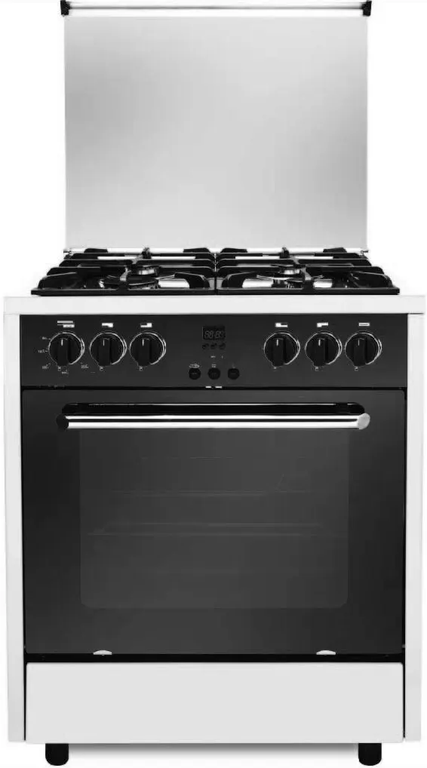 بوتجاز فريش بروفيشنال، بوتاجاز 4 شعله، 65 × 65 سم، أمان كامل،ديجيتال، أسود