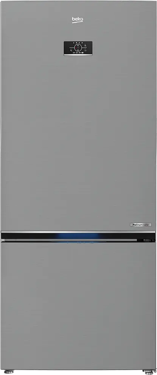 ثلاجة بيكو كومبى نوفرست ، 590 لتر ، 2 باب ، شاشة ديجيتال ، موتور انفرتر ، سيلفر ، RCNE590E35ZXP2