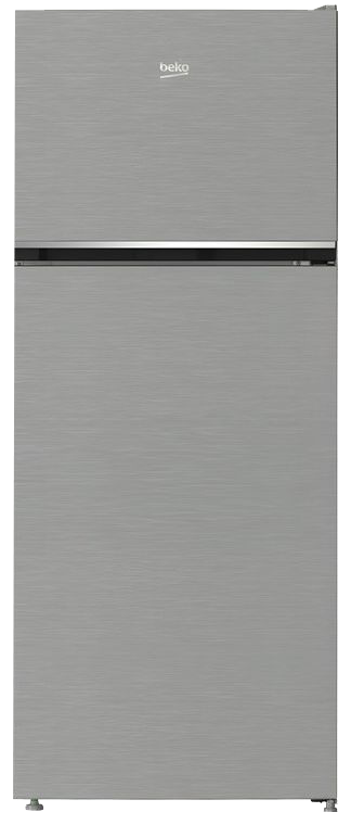 ثلاجة بيكو نوفروست ، 390 لتر ، 2 باب ، فلتر كربوني ، باب قابل للتعديل ، سيلفر ، RDNE420KD