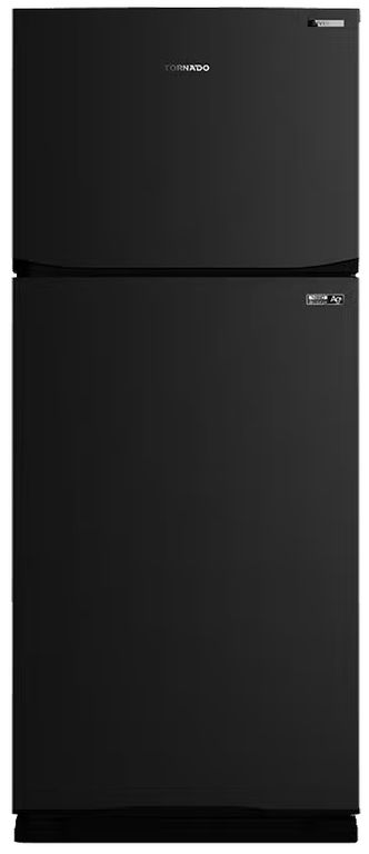 ثلاجه تورنيدو، ثلاجة بابين، نوفرست، 450 لتر، تقنية انفرتر، أسود، RF-580TV-BK