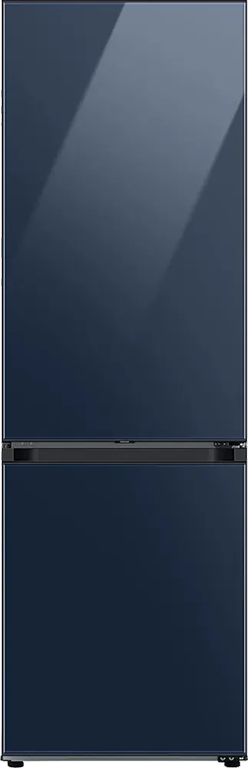 ثلاجه سامسونج كومبي نوفروست، ثلاجة بابين، 344 لتر، لون أزرق، RB34A6B0E41-MR