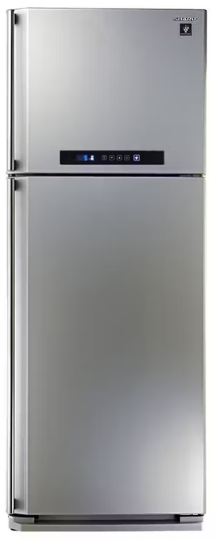 تلاجه شارب العربي نوفروست، 396 لتر، 2 باب، بلازما، شاشة ديجيتال، سلفر، SJ-PC48A-SL