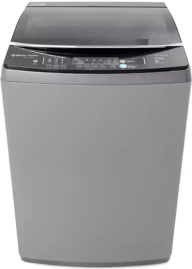 غسالة وايت بوينت تحميل علوي فوق اوتوماتيك ، 15 كجم، حلة دياموند درام، شاشة ديجيتال، رمادي غامق، WPTL150DGSMA