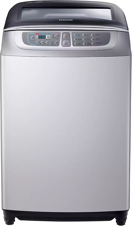 غسالة سامسونج فوق اوتوماتيك تحميل علوي، 14 كجم، فضي، WA14F5S4UWAUAS