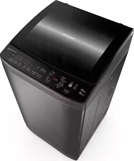 غسالة شارب فوق اوتوماتيك تحميل علوي، 9 كجم، طلمبة، فضي غامق، ES-TN09GDSP