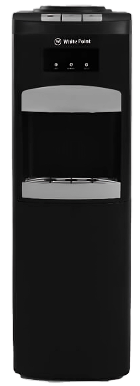 مبرد وايت بوينت، 3 حنفية (ساخن + بارد + عادي)، تحميل علوي، ثلاجة مدمجة، أسود، WPWD1316FBL