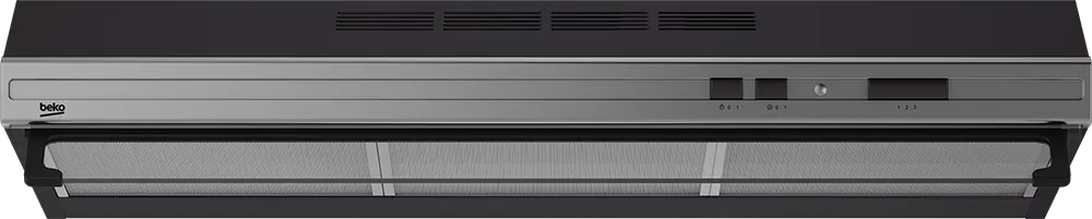 شفاط بيكو بلت ان مسطح ،90 سم، 3 سرعات، ستانلس ستيل، أسود، CFB 9433 XFE