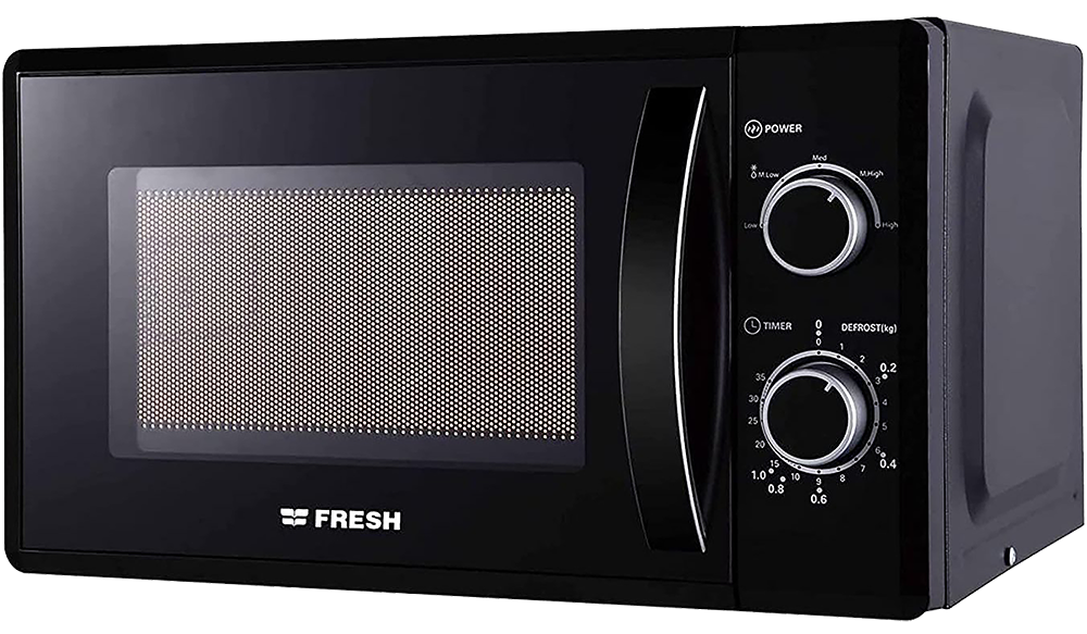 ميكروويف فريش سولو ، 20 لتر ، 700 وات ، 5 مستويات تسخين ، تايمر ، أسود ، FMW-20MC-B