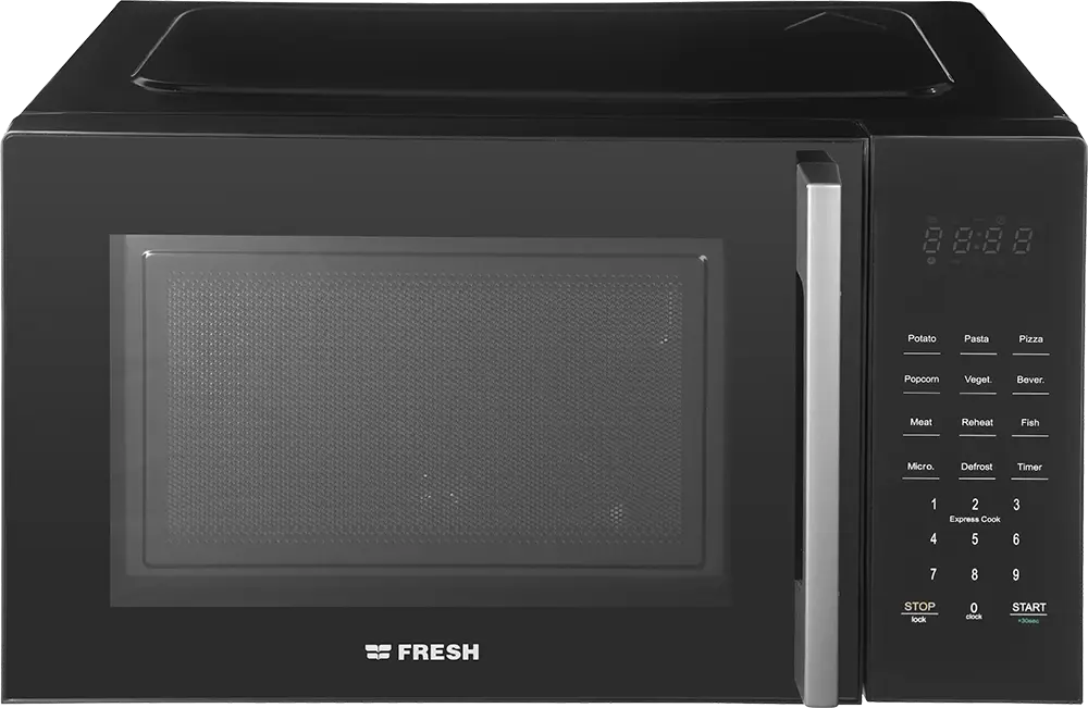 ميكروويف فريش 25 لتر، 850 وات، شاشة تاتش ديجيتال، لون اسود، موديل FMW-25KC-BW