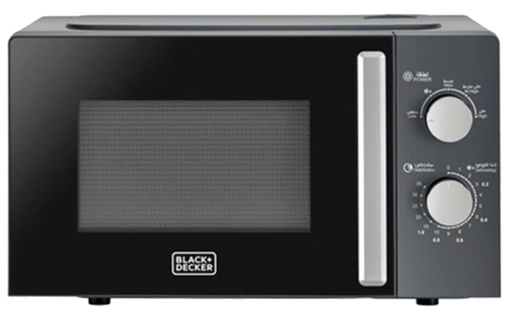 ميكروويف بلاك اند ديكر، 20 لتر، 700 وات ، أسود، ( بضمان انسيا )، MZ2015P
