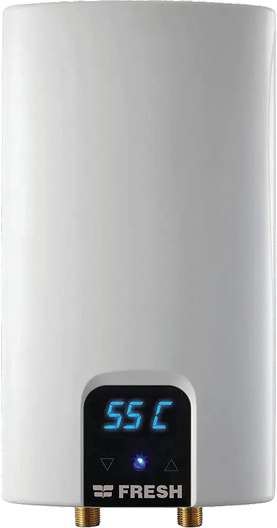 سخان مياه فوري فريش، 11 كيلو وات، شاشة رقمية، أبيض