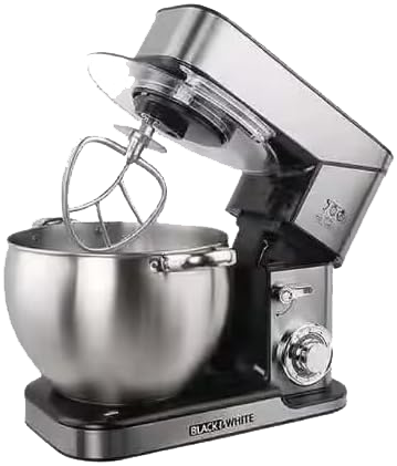 عجان بلاك اند وايت نيكل، 2200 وات، 12.5 لتر، 6 سرعات، ستانلس، فضي، SV-1222