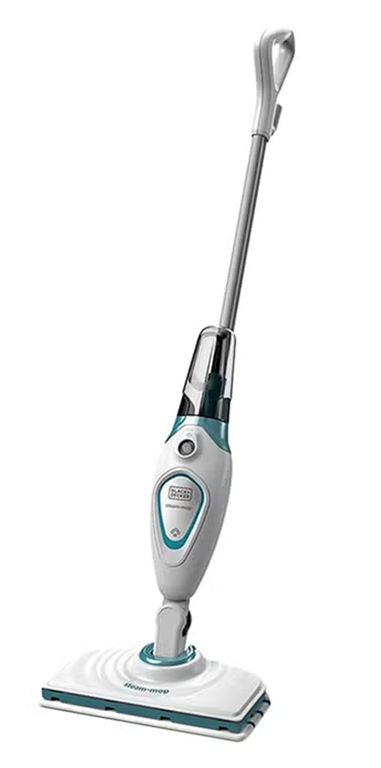 ممسحة بخارية بلاك اند ديكر EPP، 1300 وات، 250 مل، أبيض × أزرق، ضمان انسيا، FSM1605-B5