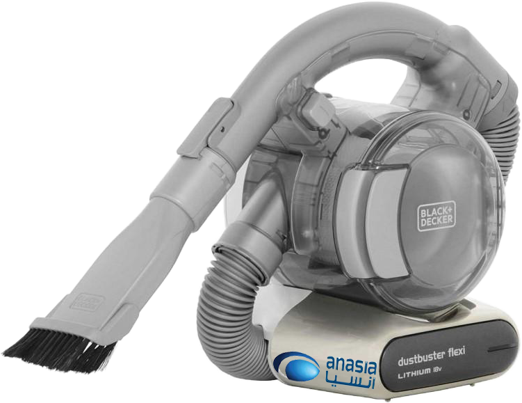 مكنسة بلاك اند ديكر لاسلكية، 18 فولت،27 وات، خرطوم 1.5 متر، فضي، PD1820LF، (بضمان أنسيا)