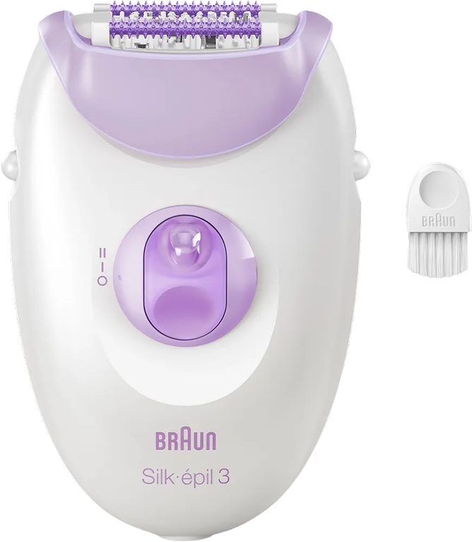 ماكينة ازالة الشعر براون سيلك ابيل 3، اضاءة سمارت، 20 ملقط MicroGrip، أبيض، SE3-000