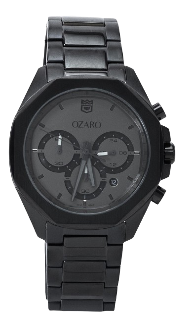 OZ-14016BB OZARO ساعة رجالي اسود مينا اسود