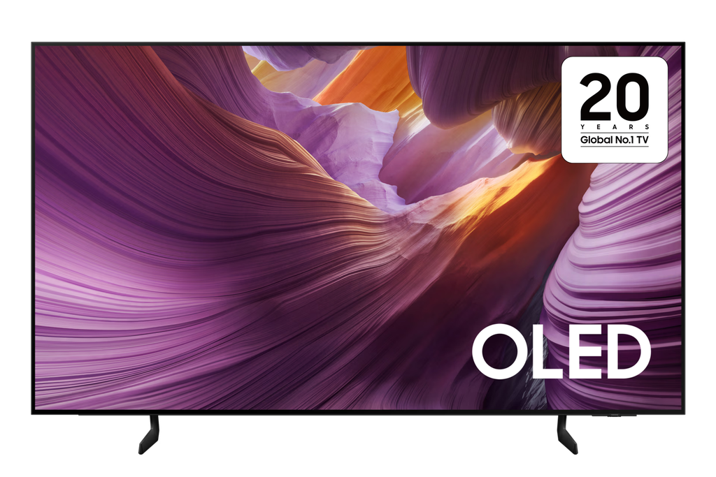 شاشة سامسونج سمارت ، 77 بوصة ، تقنية OLED ، دقة 4K ، ريسيفر داخلي ، QA77S85FAEXEG
