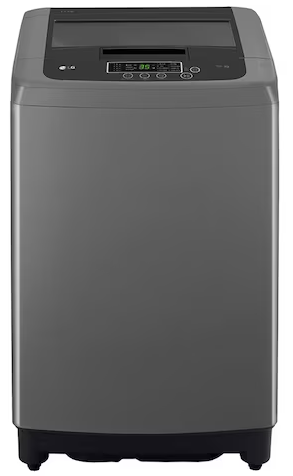 غسالة ال جي فوق اتوماتيك تحميل علوي، 11 كيلو، شاشة ديجيتال، سمارت انفرتر، فضي، T1164NEHGB
