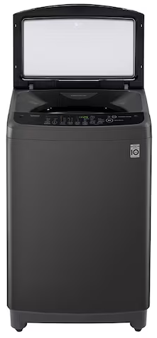 غسالة ال جي فوق اتوماتيك تحميل علوي 13 كيلو ، باب هيدروليك ، رمادي غامق ، T1366NEHG2
