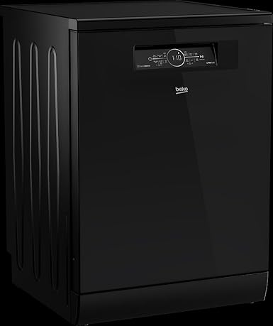 غسالة اطباق ديجيتال انفرتر بيكو، 15 فرد، 6 برامج، 60 سم، شاشة ليد، (BDFN36531GB) 8690842541520 - اسود