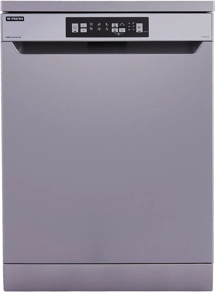 غسالة اطباق فريش، 12 فرد، 6 برامج، 60 سم، A15-60-Sr - فضي