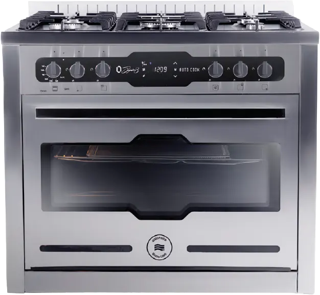 بوتاجاز يونيون اير سيجنتشر 3، بوتجاز 5 شعله، 90-60 سم، مروحة، شاشة ديجيتال، ستانلس ستيل، لون فضي، موديل، C69SS-GC-383-ICPSF-1CH-OS3-2W-AL
