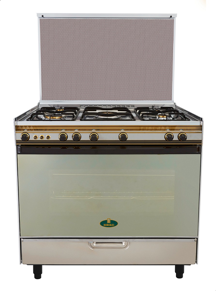 بوتاجاز كريازي، بوتجاز 5 شعله، 90 × 60 سم، فضي، 8900S (ستيل القديم)
