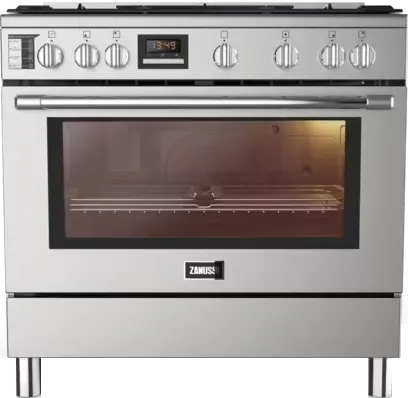 بوتاجاز زانوسي تيست ماكس، بوتجاز 5 شعله، 90× 60 سم، أمان كامل، ديجيتال، قلاية هواء، أستانلس، ZCG97326XA
