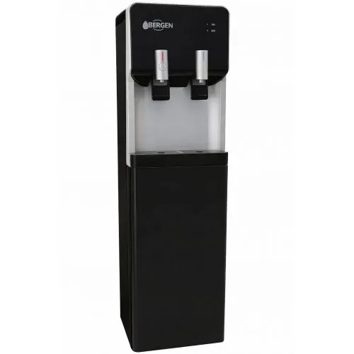 بيرجن مبرد مياه 2 حنفية لون سيلفر و أسود BY-520