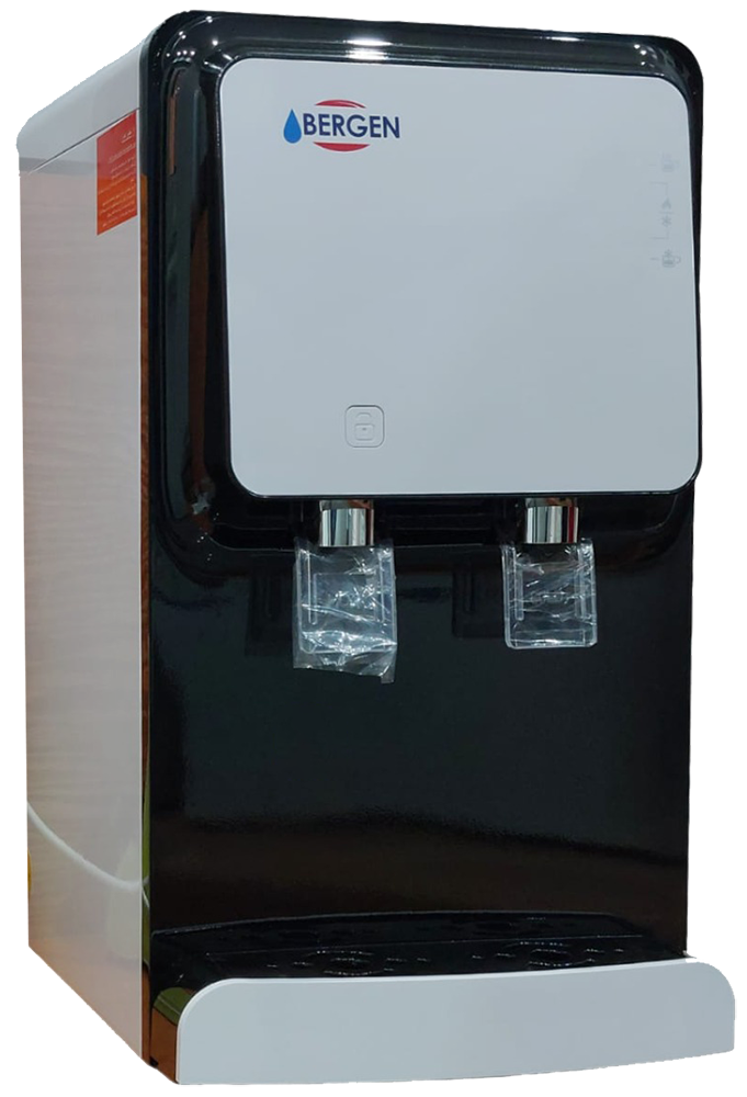 بيرجن مبرد مياه ديسك توب 2 حنفية بارد وساخن FYT 2105
