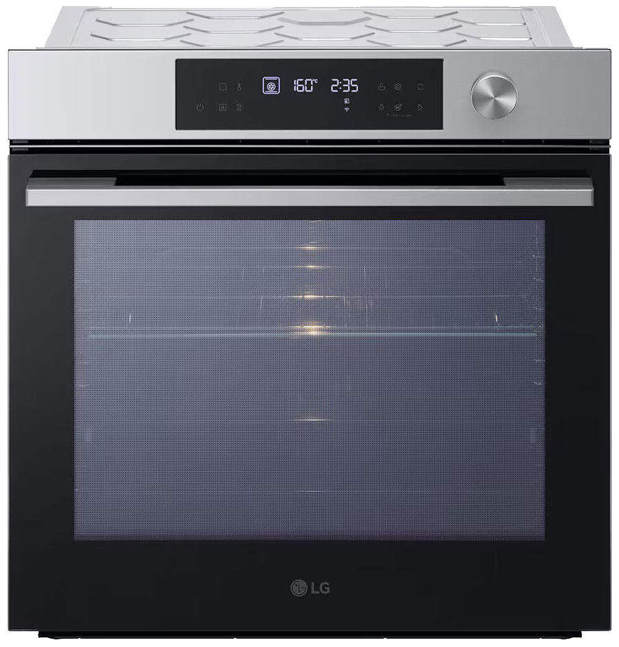 فرن بلت ان ال جي انستافيو، 60 سم، كهرباء، 76 لتر، شاشة ديجيتال، مروحة فرن، ستانلس ستيل، صناعة كوري ، WSED7613S
