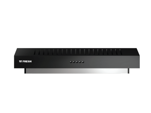 شفاط فريش بلت ان كلاسيك ، 60 سم ، اضاءة ليد ، 2 موتور ، 2 فلتر كربوني ، أسود ، FHS60B40ML
