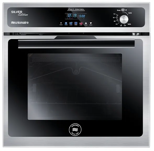 فرن يونيون اير بلت ان 60 سم، غاز، 70 لتر ،ديجيتال بشواية وقلاية هوائية، أسود ،BO66G-119-CSF-SE-AL
