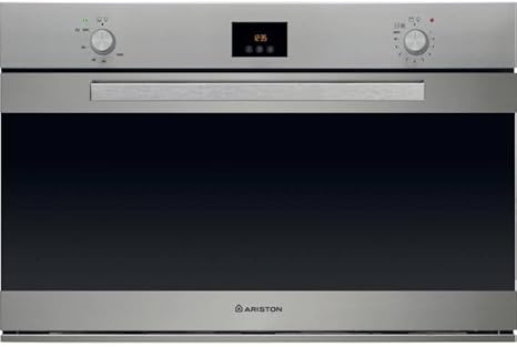 فرن بلت ان اريستون 90 سم ،غاز - شواية كهرباء، 97 لتر ، 2 مروحة ،فضي ، GESM55IXA30
