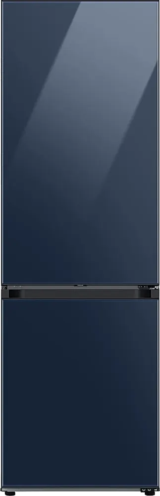 ثلاجه سامسونج كومبي نوفروست، ثلاجة بابين، 344 لتر، لون أزرق، RB34A6B0E41-MR
