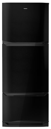 ثلاجه تورنيدو نوفروست، 351 لتر، 3 باب، انفرتر، أسود، RF-45FTV-BK
