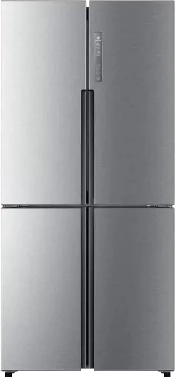 ثلاجه هاير نوفروست، 502 لتر، 4 باب، انفرتر، شاشة ديجيتال، فضي ايونكس، HRF-550TDPD
