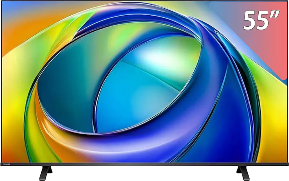 شاشة توشيبا 55 بوصة سمارت ، دقة 4K Ultra HD، من نوع LED، ريسيفر داخلى، 55C350RP

