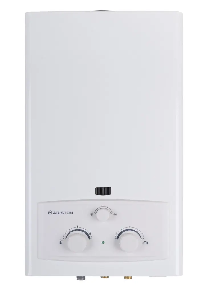 سخان مياه غاز اريستون، 10 لتر، غاز أنبوبة، أبيض
