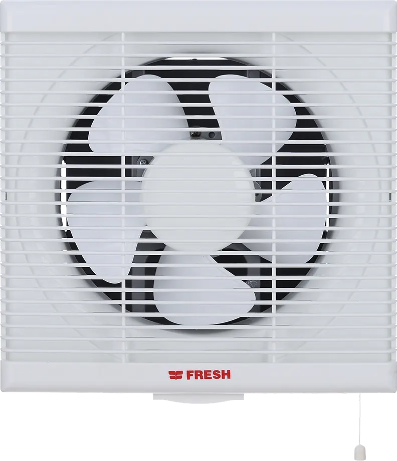 شفاط فريش، شفاط للمطبخ، اطار 35*35 سم، قطر المروحة الداخلي 30 سم، اتجاهين، شبكة أمامية، أبيض
