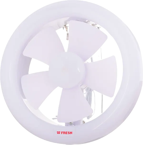 شفاط فريش، شفاط حمام، 20 سم، غطاء خلفي متحرك، أبيض
