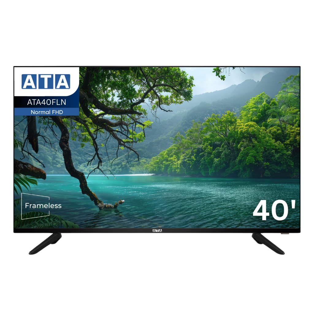 شاشة ايه تي ايه FHD عاده 40 بوصة بدون فريم – ATA40FLN
