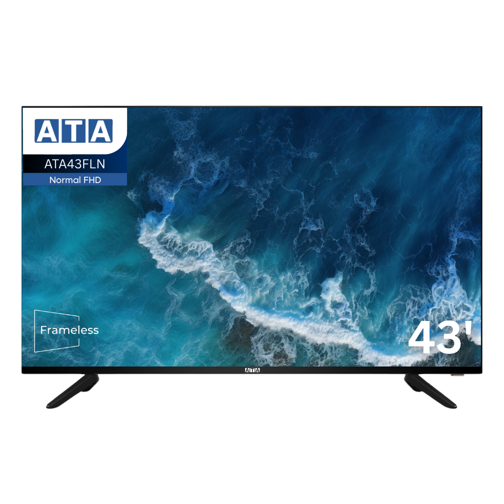 شاشة ايه تي ايه FHD عاده 43 بوصة بدون فريم – ATA43FLN
