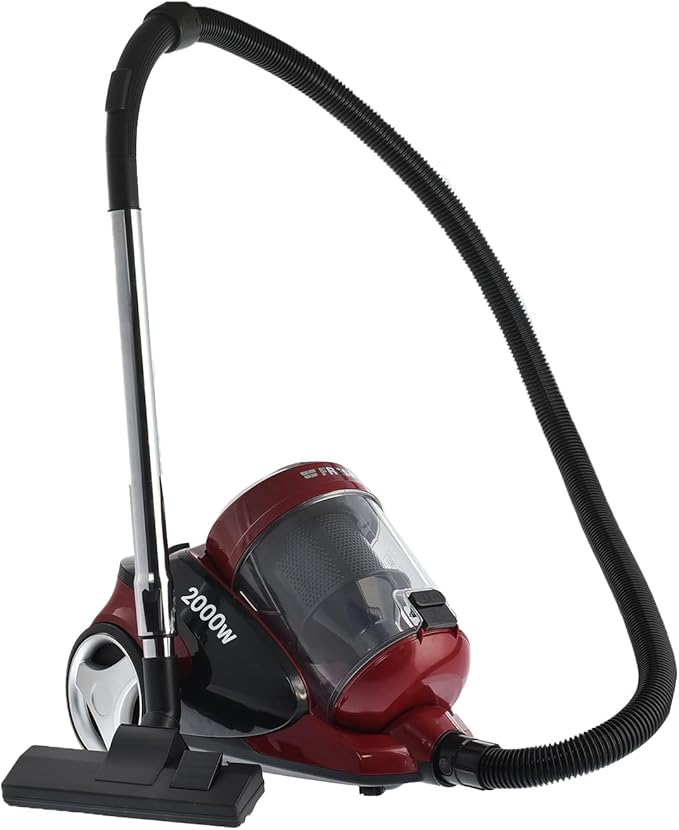 مكنسه فريش باور، مكنسه كهربا، مكنسه بدون كيس، 2000 وات، 3.5 لتر، أحمر×أسود
