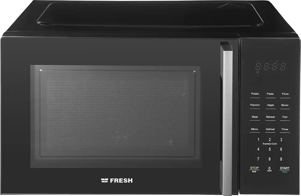 ميكروويف فريش 25 لتر، 850 وات، شاشة تاتش ديجيتال، لون اسود، موديل FMW-25KC-BW
