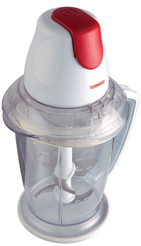 كبة ومفرمة تورنيدو ، 400 وات ، 1.5 لتر ، شفرات من الفولاذ المقاوم للصدأ ، أبيض ، CH.400B